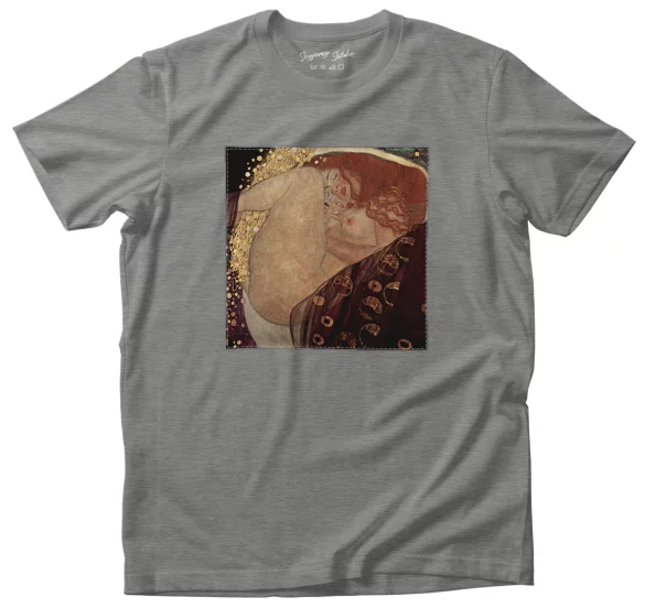 Koszulka z naszywką Danae Gustav Klimt