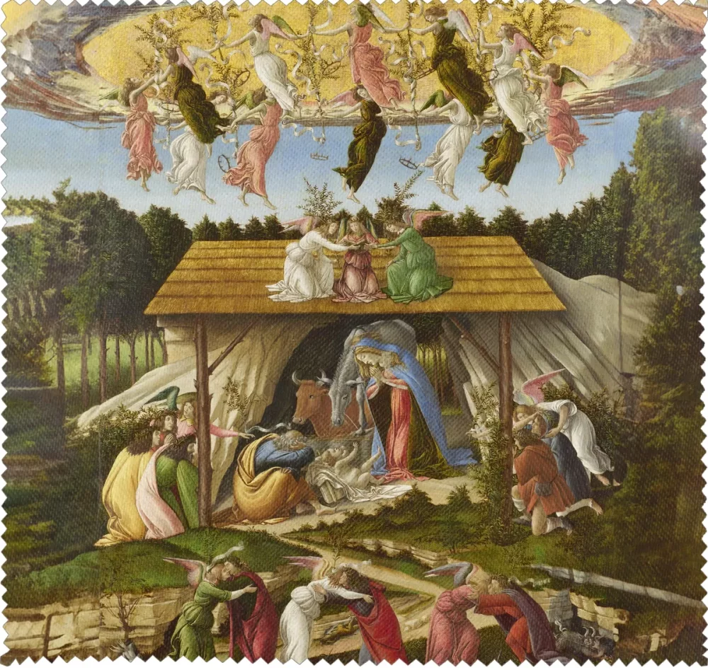 Ściereczka do okularów Mistyczne narodzenie Sandro Botticelli
