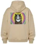 Bluza oversize Kot w tęczy Louis Wain