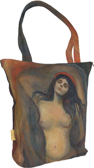 Torba na ramię shopper Madonna Edvard Munch