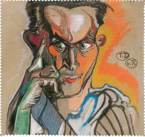 Ściereczka do okularów Autoportret, 1918 Witkacy