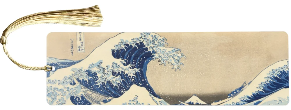 Zakładka do książki Wielka Fala w Kanagawie Katsushika Hokusai