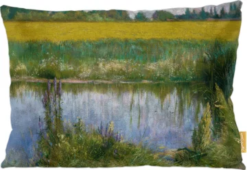 Poduszka Pole łubinu Władysław Podkowiński