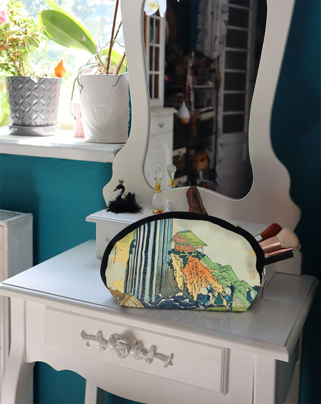 Kosmetyczka Wodospad Ono na drodze Kisokaidō Katsushika Hokusai