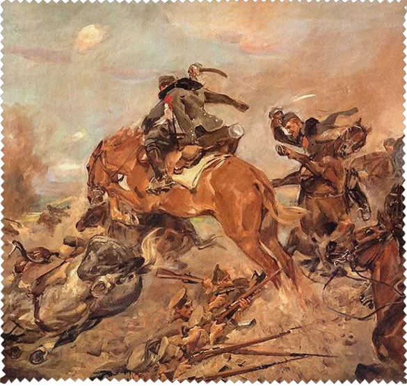 Ściereczka do okularów Szarża pod Rokitną Wojciech Kossak