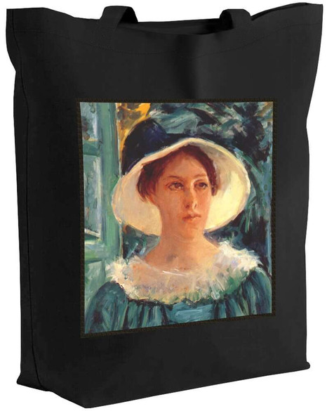 Torba z naszywką Młoda kobieta w ogrodzie Mary Cassatt