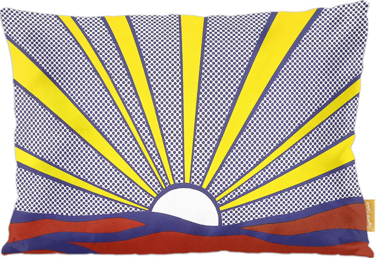 Poduszka dekoracyjna na prezent z obrazem Landscape Roy Lichtenstein Szyjemy Sztukę