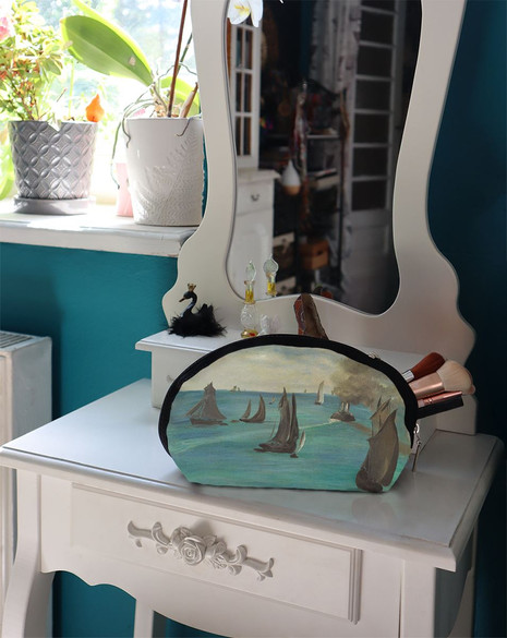 Kosmetyczka Widok na morze, spokojna pogoda (Vue de mer, temps calme) Édouard Manet