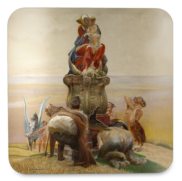 Podkładka pod kubek Adoracja Madonny Jacek Malczewski