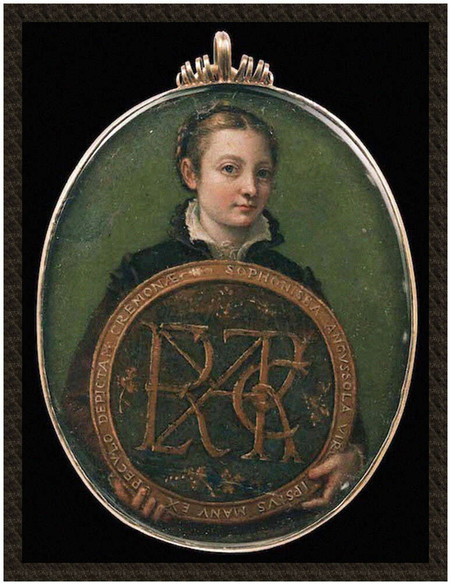 Naszywka Autoportret, 1556 Sofonisba Anguissola