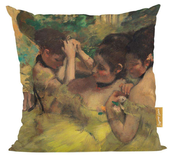 Poduszka Żółte tancerki (ze skrzydłami) Edgar Degas