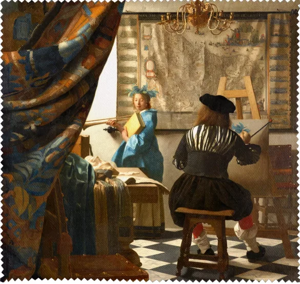 Ściereczka do okularów Alegoria Malarstwa Jan Vermeer