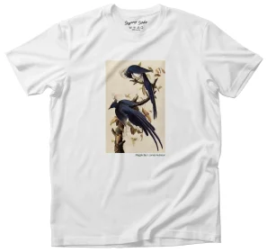 Koszulka z nadrukiem Magpie Jay James Audubon