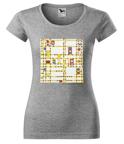Bluzka damska Broadway Boogie Woogie Piet Mondrian