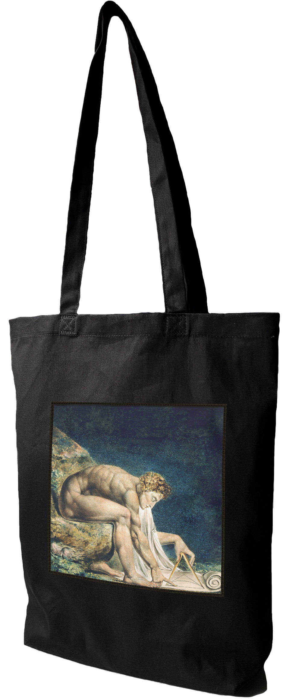 Torba z naszywką Newton William Blake, Czarna