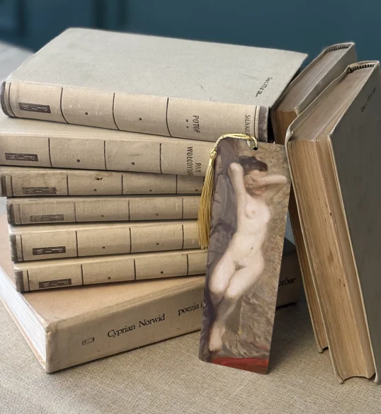 Zakładka do książki Akt kobiety leżącej Leon Wyczółkowski