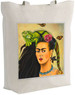 Torba z naszywką Frida z legwanem – portret inspirowany Fridą Kahlo