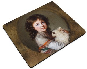 Podkładka Portret Elżbiety Mniszchówny z pieskiem Élisabeth Vigée-Lebrun 36x29cm