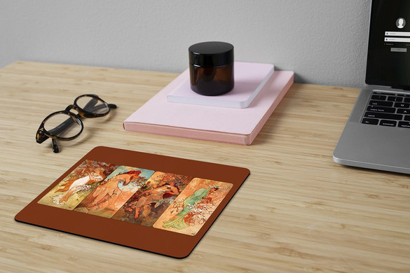 Podkładka 4 pory roku Alfons Mucha 24x19cm