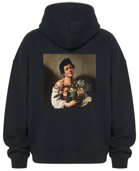 Bluza oversize Chłopiec z koszem owoców Caravaggio