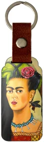 Brelok Frida z legwanem – portret inspirowany Fridą Kahlo