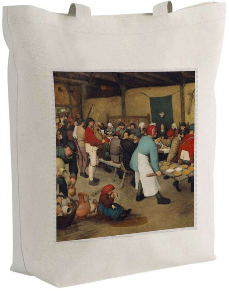 Torba z naszywką Chłopskie wesele Pieter Bruegel starszy