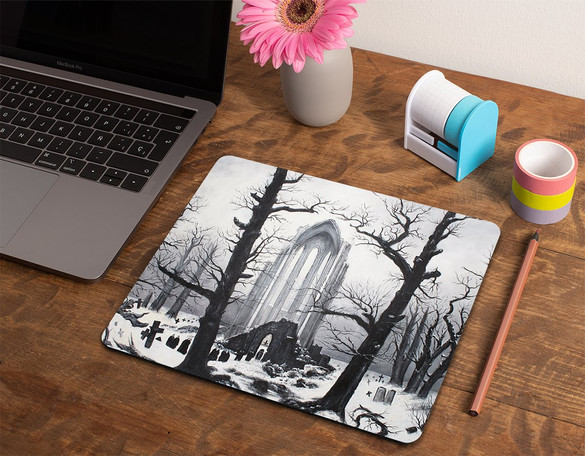 Podkładka Cmentarz w śniegu Caspar David Friedrich 36x29cm