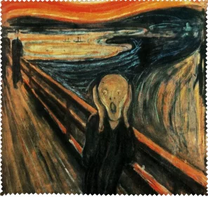 Ściereczka do okularów Krzyk Edvard Munch