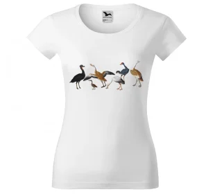 Bluzka damska Czaple i kaczki na rzece Jan van Kessel (starszy)