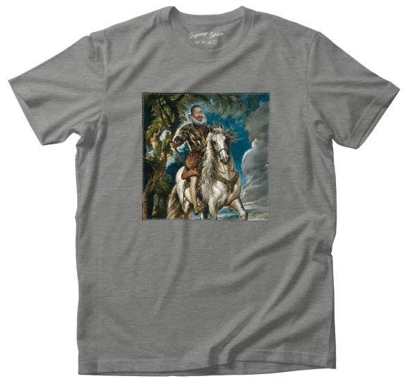 Koszulka z naszywką Portret konny księcia Lermy Peter Paul Rubens