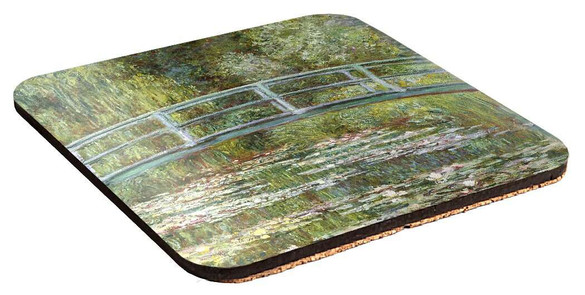 Podkładka pod kubek Most nad stawem z liliami wodnymi Claude Monet