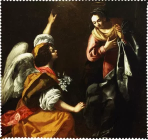 Ściereczka do okularów Zwiastowanie Artemisia Gentileschi