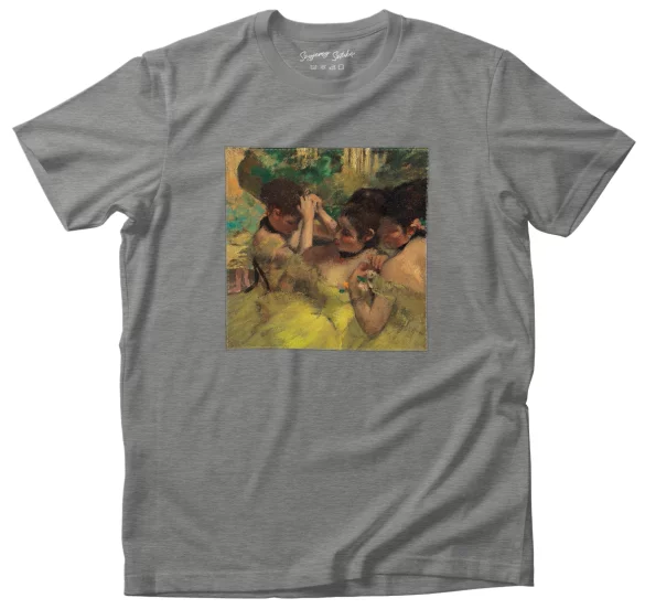 Koszulka z naszywką Żółte tancerki (ze skrzydłami) Edgar Degas