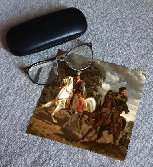 Ściereczka do okularów Ucieczka Henryka Walezego z Polski Artur Grottger