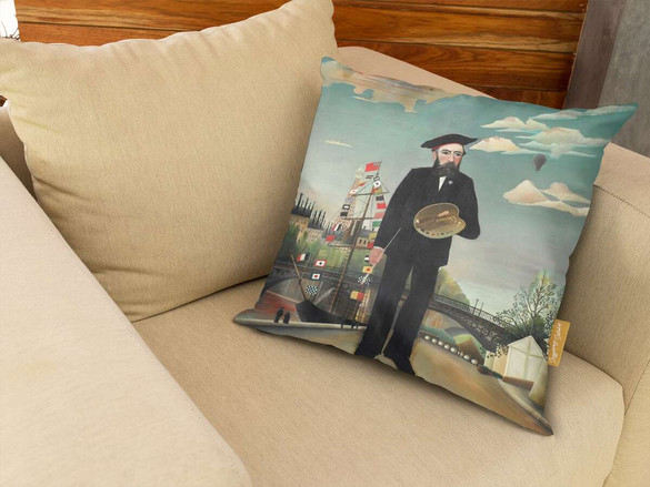 Poduszka Ja sam, portret-pejzaż Henri Rousseau