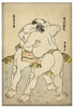 Magnes Zapaśnicy sumo Uzugafuchi Kandayu i Takasaki Ichijuro Katsushika Hokusai