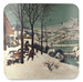Podkładka pod kubek Myśliwi na śniegu Pieter Bruegel starszy