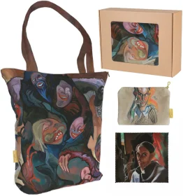 Zestaw prezentowy Witkacy Torba + Kosmetyczka + Ściereczka