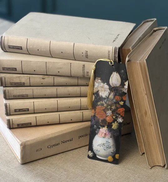 Zakładka do książki Kwiaty w wazonie Judith Leyster