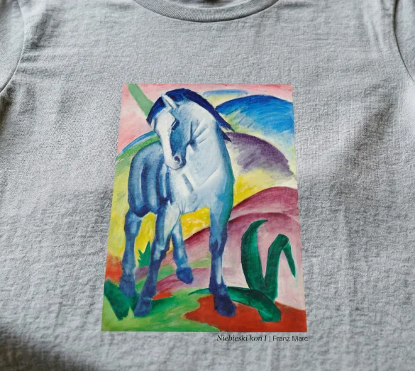 Bluzka damska Niebieski koń I Franz Marc