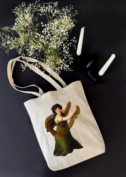 Torba bawełniana Portret Pelagii z Potockich Sapieżyny Élisabeth Vigée-Lebrun