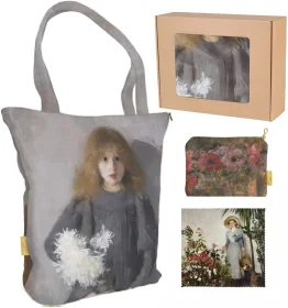Zestaw prezentowy Olga Boznańska Torba + Kosmetyczka + Ściereczka