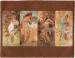 Podkładka na stół 4 pory roku Alfons Mucha
