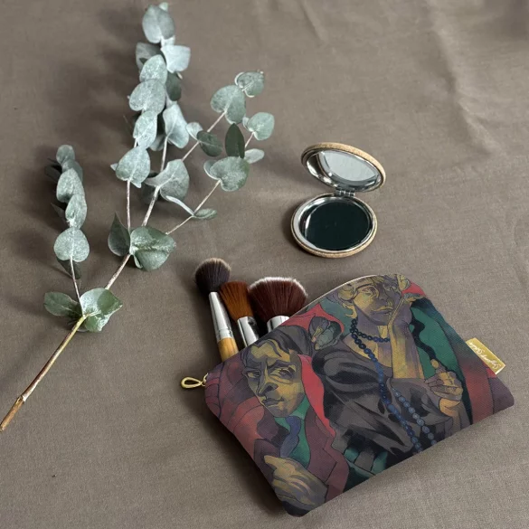 Kosmetyczka mini Dwie głowy Witkacy