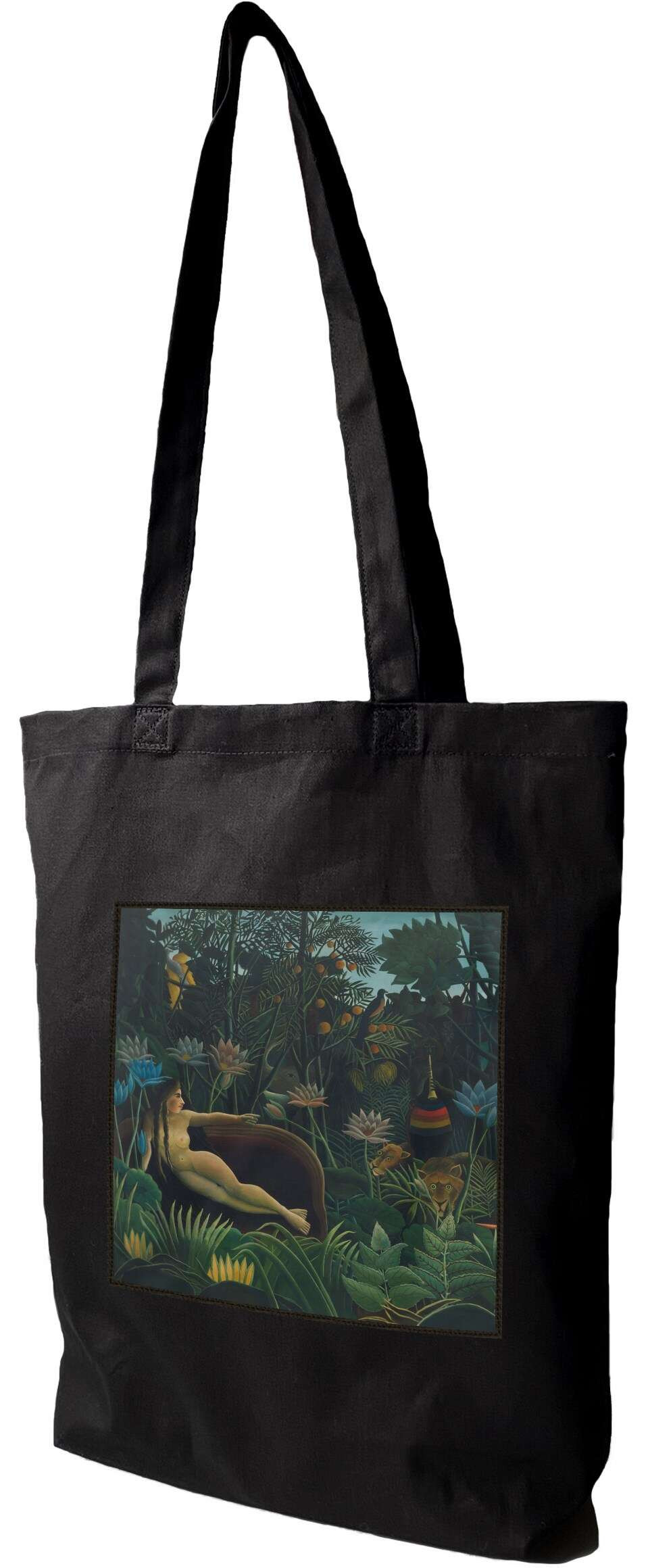 Torba z naszywką The Dream Henri Rousseau, Czarna