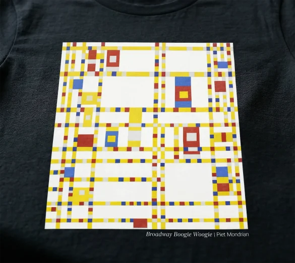Bluzka damska Broadway Boogie Woogie Piet Mondrian