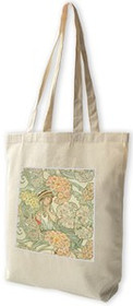 Torba z naszywką Byzantine – projekt tkaniny Alfons Mucha