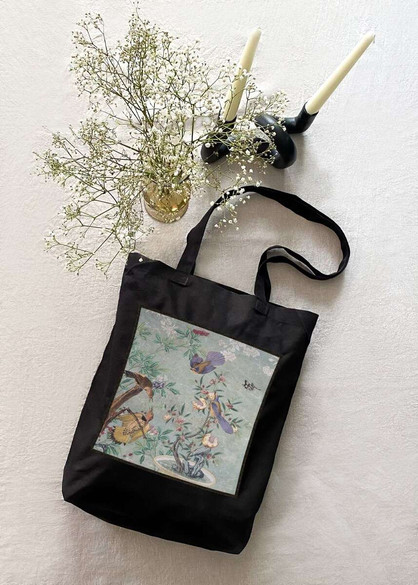 Torba z naszywką A Yellow Shafted Flicker James Audubon