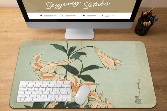 Podkładka Lilie Katsushika Hokusai 60x40cm