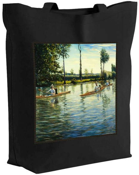 Torba z naszywką Rejs łodzią na rzece Yerres Gustave Caillebotte